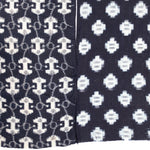 Japanese Indigo Kasuri Ikat 3 Panel Futonji