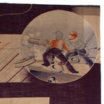 Single Printed Cotton Whaling Panel