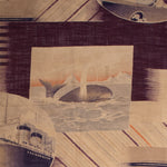 Single Printed Cotton Whaling Panel