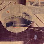 Single Printed Cotton Whaling Panel