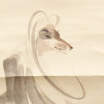 Japanese Fox Priest Hakuzosu Scroll Painting