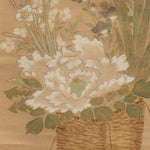 Antique Japanese Flower Basket Painting | Flower Basket by Watanabe Kiyoshi