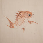 Antique Japanese Leaping Fish Scroll