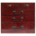 Sakata Hari Bako Japanese Antique Sewing Box