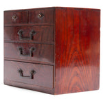 Sakata Hari Bako Japanese Antique Sewing Box