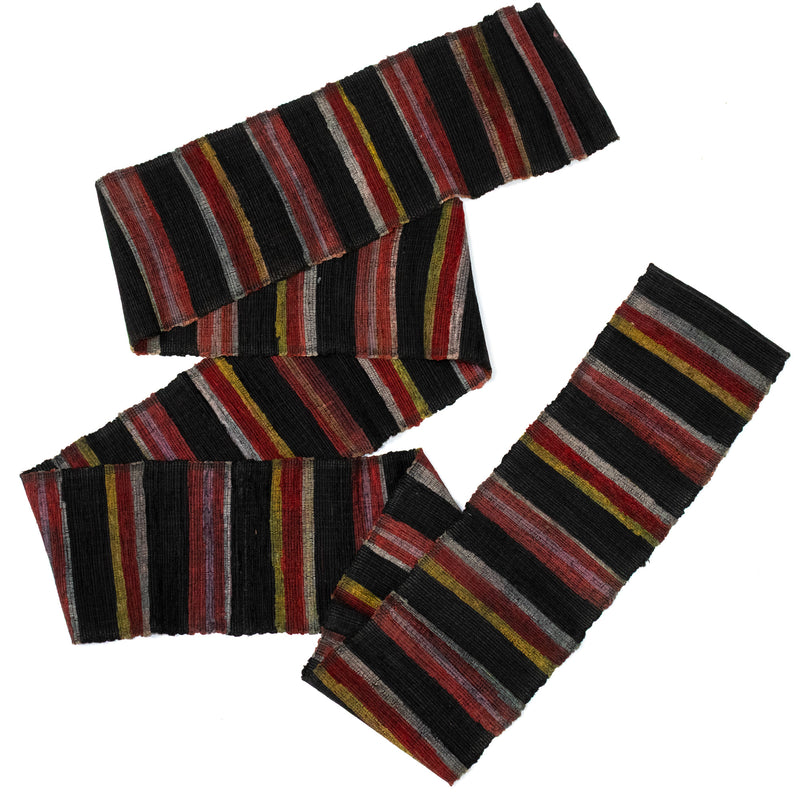 Sakiori Obi | Recycled Silk Upcycled Ragweave Belt