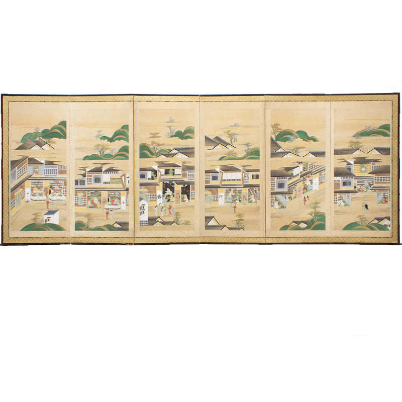 Shoping Street Screen of Various Shokunin Craftsmen