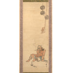 Thunder God on a Smoke Break Scroll