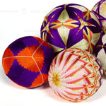 Temari Ball Set of 6 - Traditional Folk Art Toy