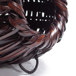 Japanese Bamboo Ikebana Flower Wall Basket