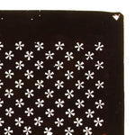Hand Cut Flower Katagami | Japanese Lacquered Paper Stencil