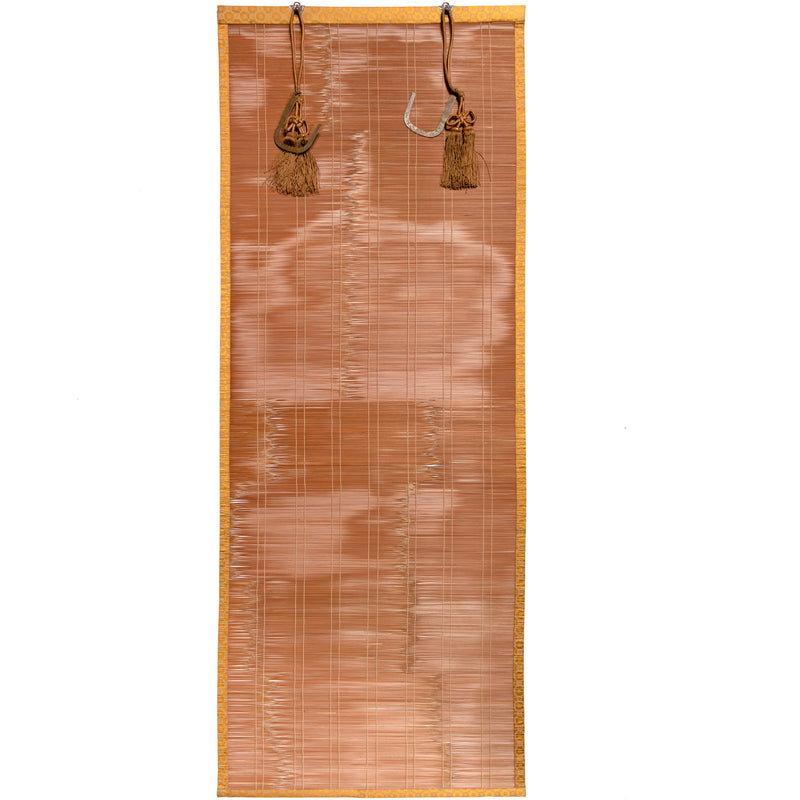 Sudare | Traditional Japanese Bamboo Blind with Brocade Borders.
