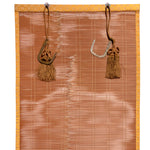 Sudare | Traditional Japanese Bamboo Blind with Brocade Borders.