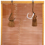 Sudare | Traditional Japanese Bamboo Blind with Brocade Borders.