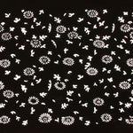 Meiji Mum Katagami | Japanese Lacquered Paper Stencil