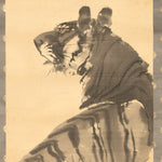 Sumi-e Tiger Scroll