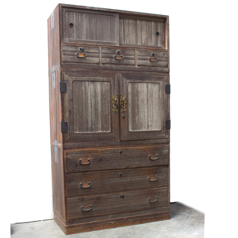Taisho 3 Section Clothing Chest