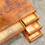 Takayama Keyaki Wood Low Desk  - Early 20th Century Writing Table