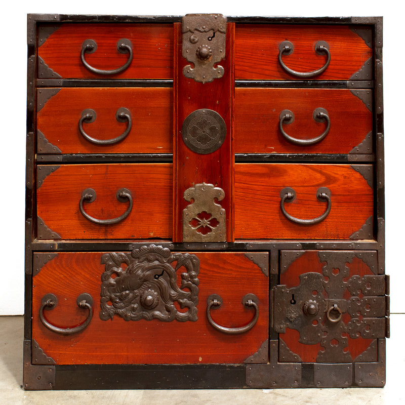 Shonai Ko Dansu | Small Japanese Antique Tansu Chest