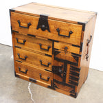 Kiri Ko Dansu | Small Japanese Antique Tansu Personal Chest
