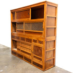 Mizuya Tansu from Gifu Pref| Japanese Antique Cabinet | 6' Width, 2 Section