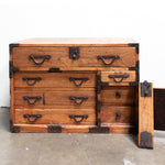 Kiri Ko Dansu | Small Japanese Antique Tansu Personal Chest