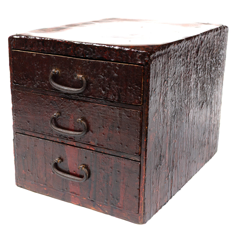 Japanese Lacquer Craftsman's Work Box