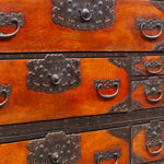 Rare Two Section Clothing Chest from Ogi, Sado Island- Japanese Antique Furniture