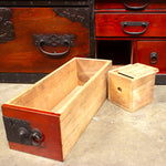 Rare Two Section Clothing Chest from Ogi, Sado Island- Japanese Antique Furniture