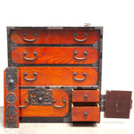 Antique Keyaki Bo-Dansu | Personal Chest From Sakata Japan