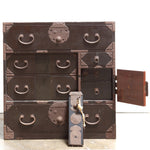 Black Lacquer Sakata  Ko Dansu | Antique Tansu Chest