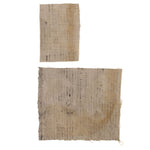 Tea Ceremony Sarasa Katazome Textile Fragment | Japanese Stencil Dyed