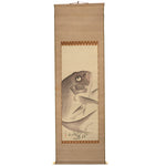 Sumi-E Tai Kakejjku  - Hand Ink Painted Scroll of a Lucky Tai
