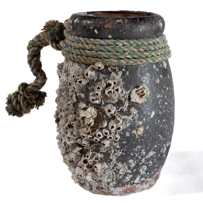 Takotsubo | Barncle Encrusted Antique Japanese Pot