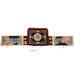 Tiger and Waterfall Umagake - Horse Banner - Japanese Indigo Tsutsugaki