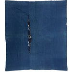 E-Gasuri Tortise and Crane Futonji | Japanese Indigo