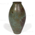 Green and Brown Vintage Bronze Vase