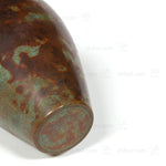 Green and Brown Vintage Bronze Vase