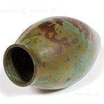Green and Brown Vintage Bronze Vase