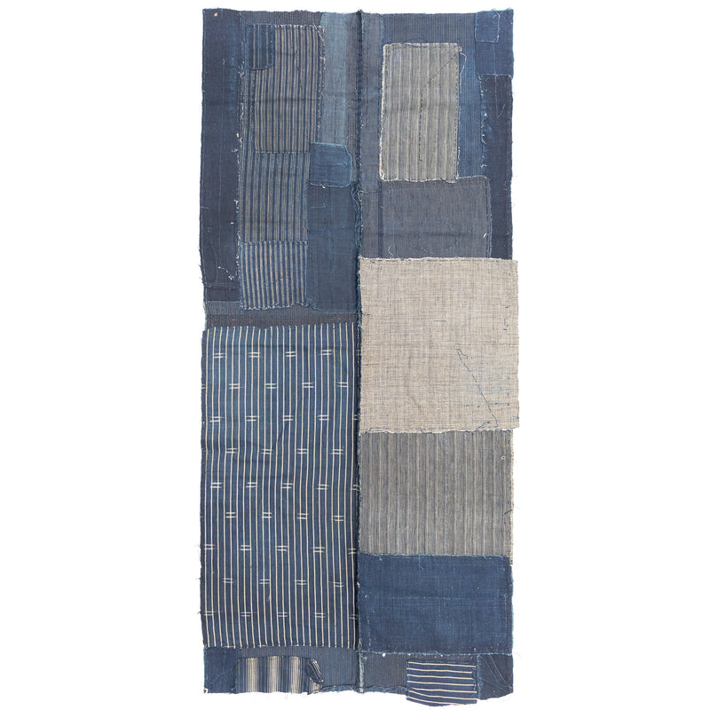 Boro Patchwork Panels  | Japanese Indigo