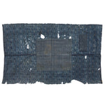 Indigo Kasuri Boro 2 Panel Sheet | Japanese Patchwork Textile