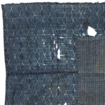 Indigo Kasuri Boro 2 Panel Sheet | Japanese Patchwork Textile
