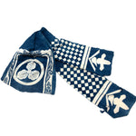 Check and Fern Umagake | Festival Horse Banner | Japanese Indigo
