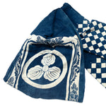Check and Fern Umagake | Festival Horse Banner | Japanese Indigo