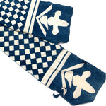 Check and Fern Umagake | Festival Horse Banner | Japanese Indigo
