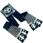 Check and Fern Umagake | Festival Horse Banner | Japanese Indigo