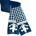 Check and Fern Umagake | Festival Horse Banner | Japanese Indigo