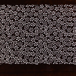 Meiji Floral Katagami | Japanese Lacquered Paper Stencil