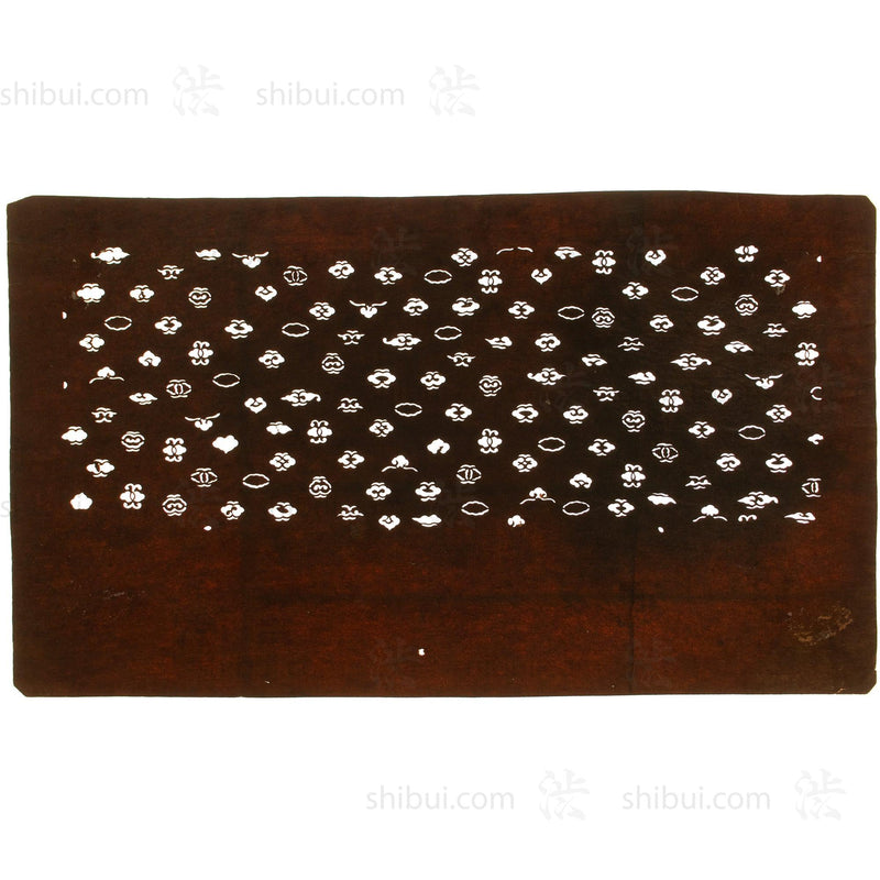 Meiji Katagami | Japanese Lacquered Paper Stencil