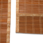 Sudare with Brocade Border| Split Bamboo Blind | Set of 2